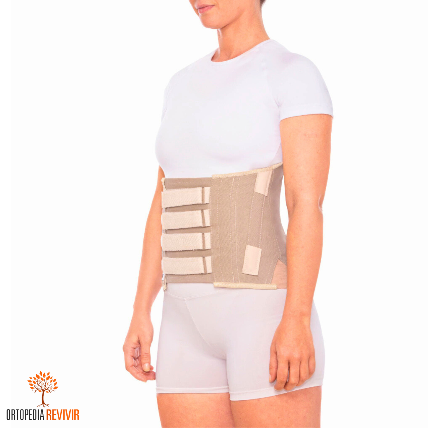 Corset ortopédico dorso lumbar ballenado