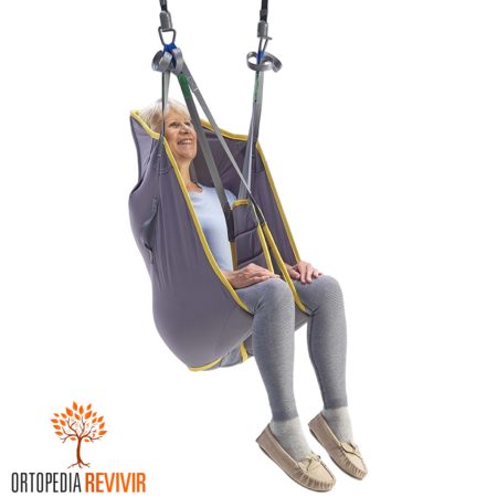 Arnes con apoya cabeza para levanta paciente